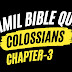 Tamil Bible Quiz Questions and Answers from Colossians Chapter-3