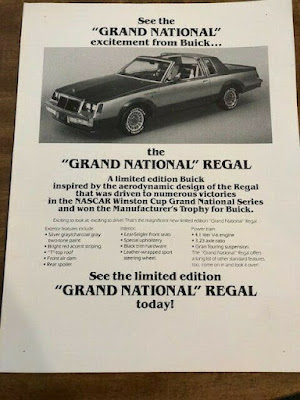 1982 Buick Grand National Flyer