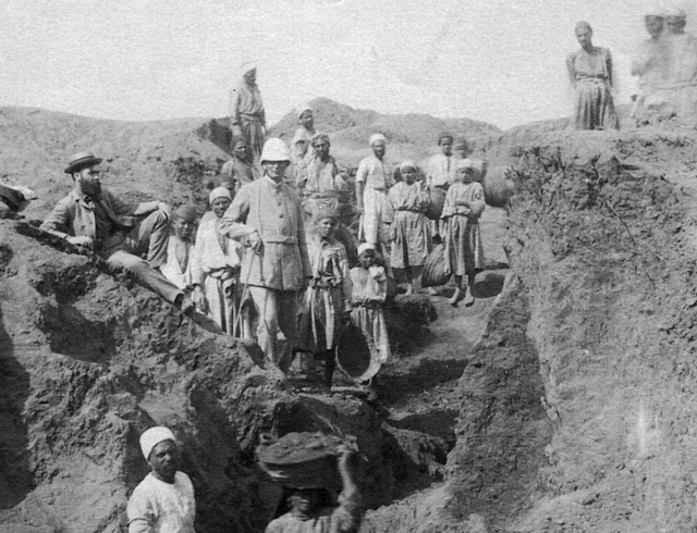 На снимке раскопки в Телль-эль-Масхуте в Египте