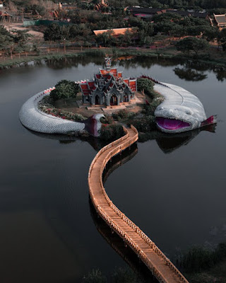 Fish Temple in Bangkok
