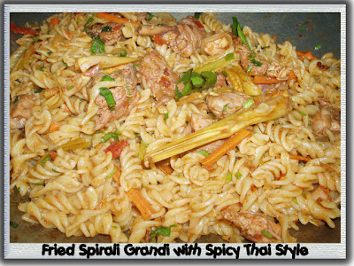~ The Way of Love ~: Fried Spirali Grandi with Spicy Thai 