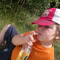 Big Boy relaxing at the Blue Lagoon