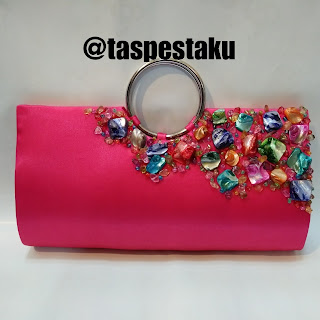 Handmade Tas Pesta Pink Fanta Cantik Unik