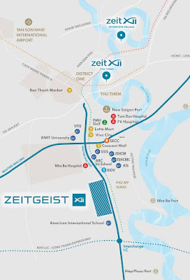 Vị trí Dự án Zeitgeist Nhà Bè