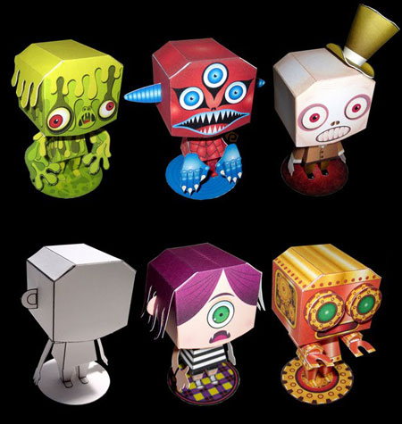 Base Folk Paper Toys