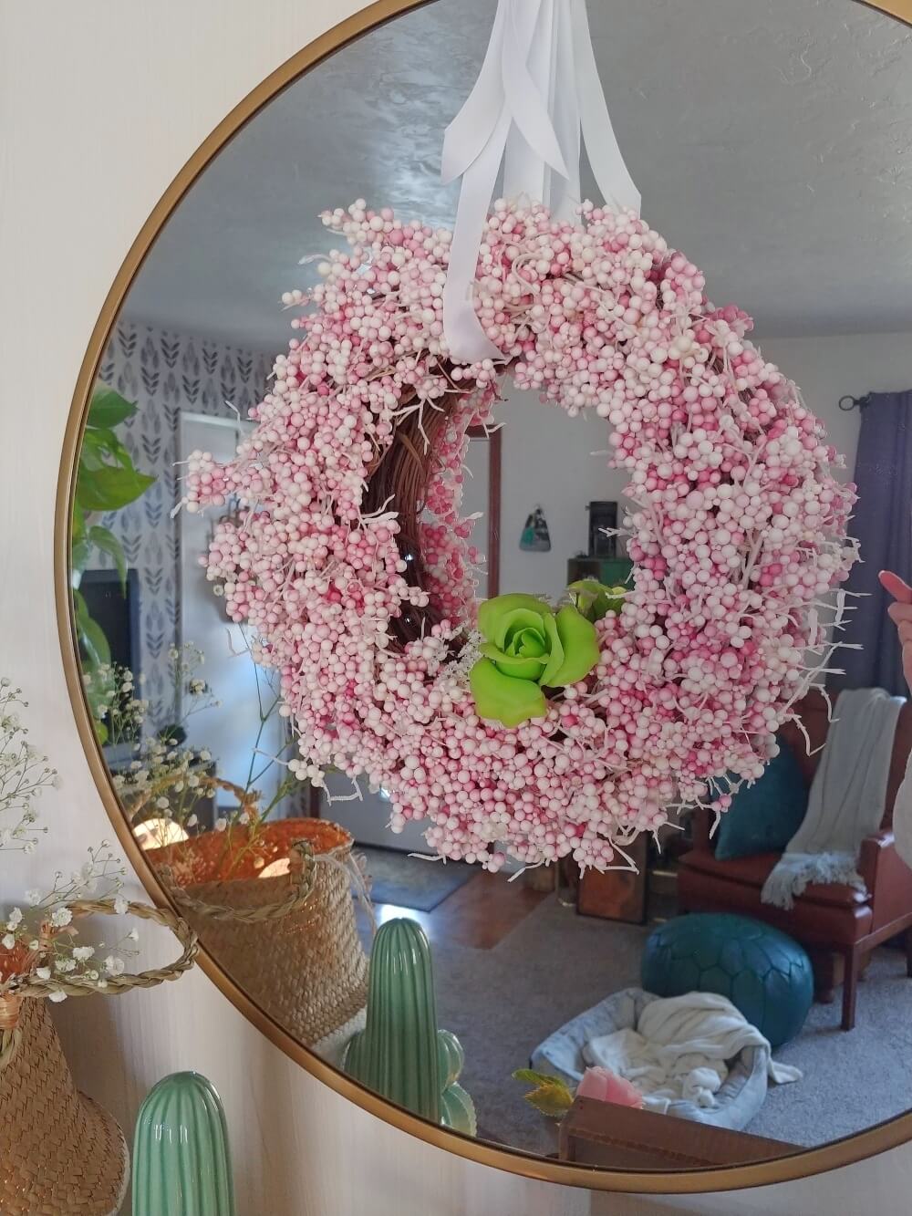 Easy Easter and Spring Mantel Decor