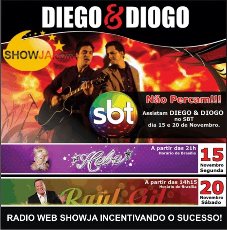 Diego e Diogo no SBT