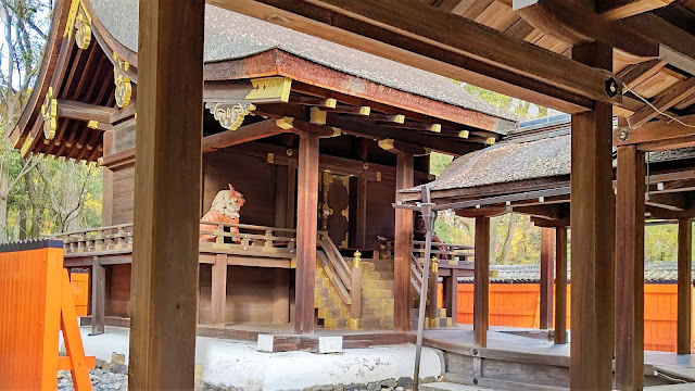 河合神社 美容 紅葉 京都