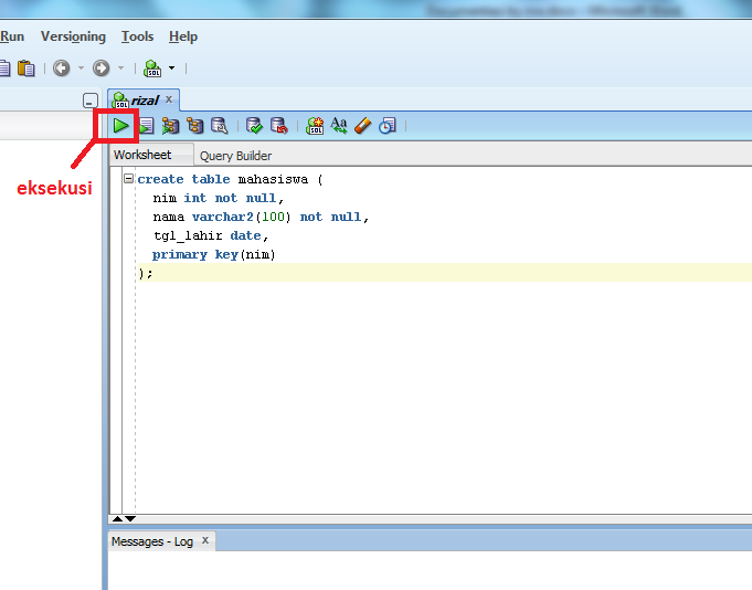 Tutorial Oracle : Belajar Oracle untuk pemula part I 