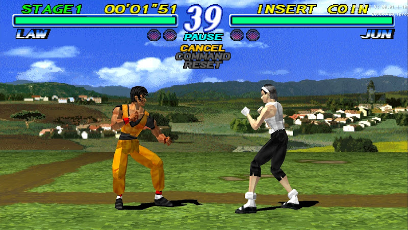 Tekken 2 Law vs. Jun - DuckStation