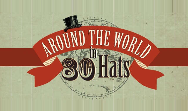 Image: Around The World In 80 Hats #infographic