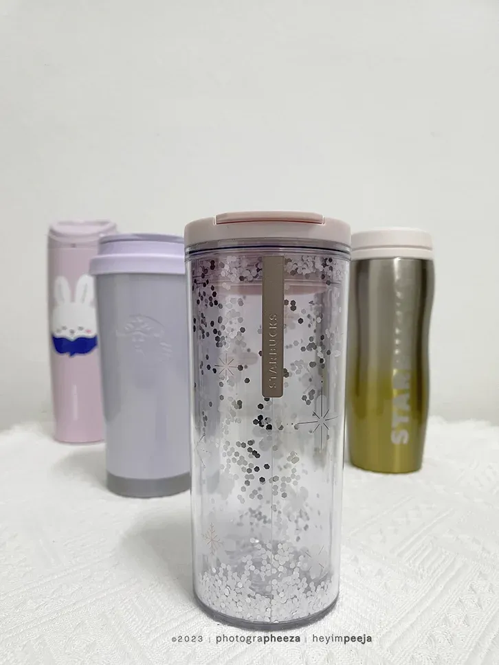 starbucks snowflake gradient tumbler pink