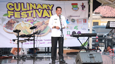 Pj Bupati Tangerang Buka Festival Kuliner Sepatan 