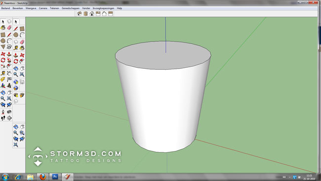 When I receive the measurements the first thing I do is making a template