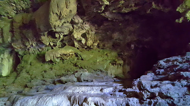 stalactite and stalagmites inside Hinayagan Cave, Bislig City