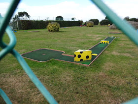 A view of one of the Crazy Golf holes on Southsea Common