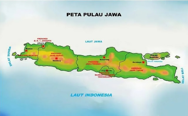 Peta Pulau Jawa