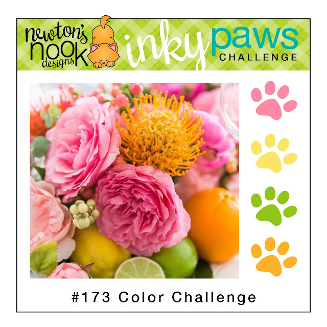 Newton's Nook Designs Inky Paws Challenge - Color Challenge