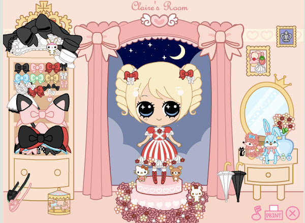 Claire Belton's Lolita Dress Up Game