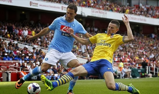 Arsenal vs Napoli Champions League October 1 2013