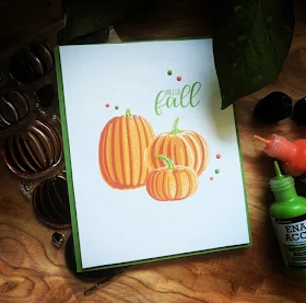 Sunny Studio Stamps: Pretty Pumpkins card by Kate