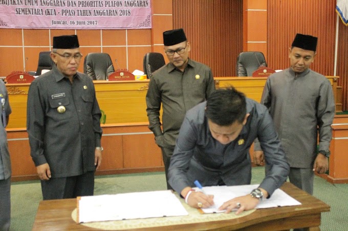 Paripurna DPRD Depok Tanda Tangani Nota Kesepakatan KUA PPAS