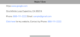 iOS Swift make UITextView detect Web links, email and phone number