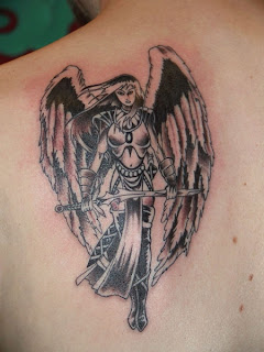 Simple Angel Tattoos Designs