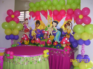 Decoracion Tinkerbell para Fiestas Infantiles, parte 4