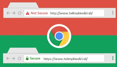 chrome permalukan website non HTTPS