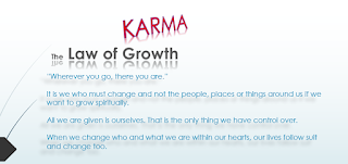 low of growth 12 laws of karma