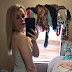 A woman's selfie has gone viral for a rather unfortunate detail in the background. 