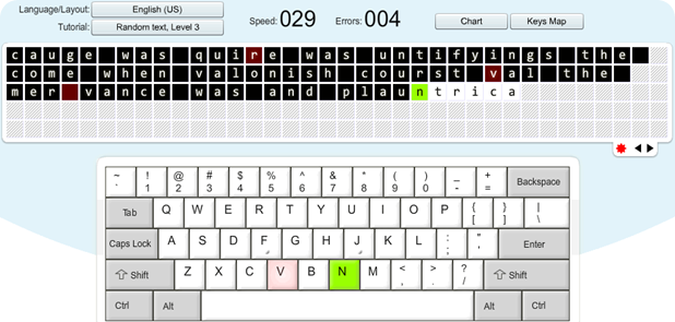 Keybr.com - Easy Typing Lessons Online 