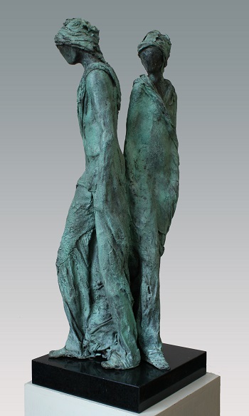 Kieta Nuij - "Liaison" | imagenes de obras de arte contemporaneo tristes, esculturas bellas chidas | figurative art, sculptures | kunst
