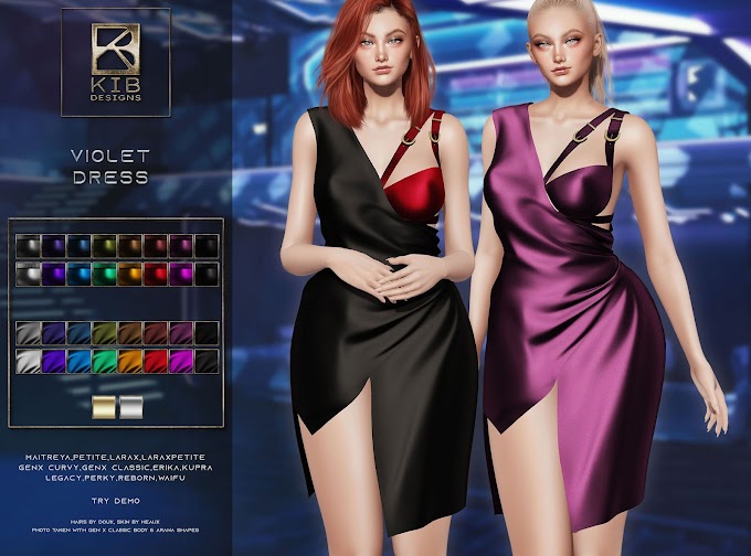 KiB Designs - Violet Dress New Release and Eloise Dress Gift @Belleza Event 29th Feb