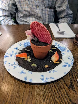 Flower Pot dessert at Bill's near Covent Garden