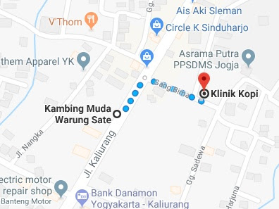 Tempat makan deket Klinik Kopi Jogja