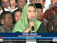 Pidato Yenny Wahid Pada Program Deklarasi Pertolongan Kepada Joko Widodo Banyak Mengundang Kekaguman Bahkan Haru