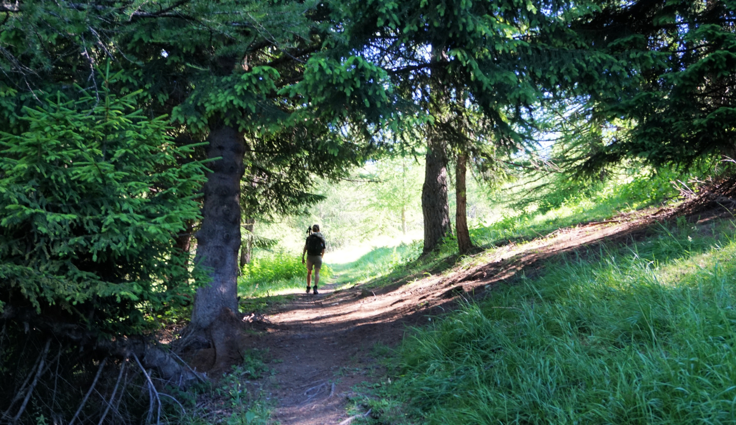 Heading north from Col de la Couillole