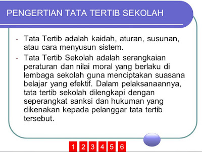 Tata Tertib Sekolah