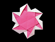 Origami: Stella esadecor - Exagonal star decor by Francesco Guarnieri