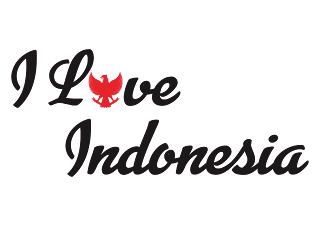 Vector I Love Indonesia Format PNG, CDR, HD