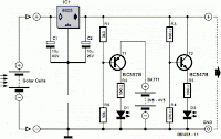 Simple Solar Cell Voltage Regulator Circuit Diagram