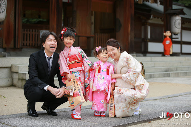 四條畷神社での七五三出張撮影