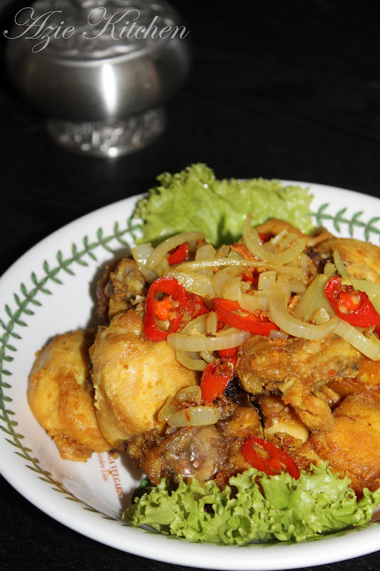 Ayam Goreng Garam Kunyit - Azie Kitchen