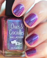 Chaos & Crocodiles Hella Holo Customs Cheshire Rose