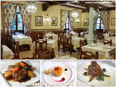 The recommended restaurants in Granada, Spain