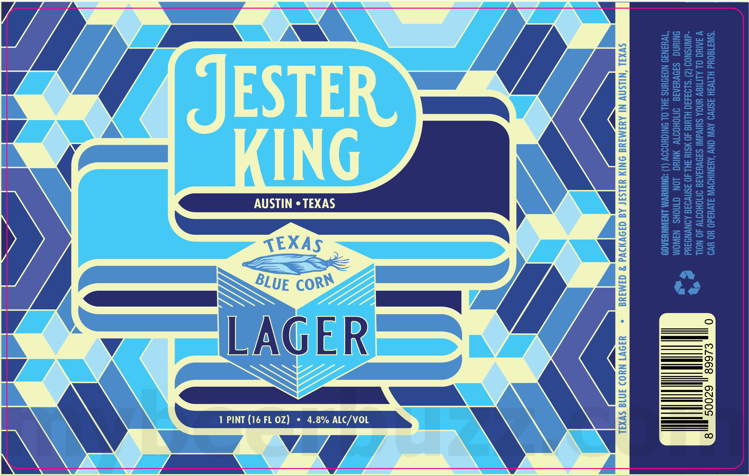 Jester King Adding Texas Blue Corn Lager