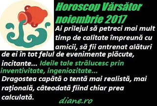 Horoscop noiembrie 2017 Vărsător 