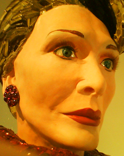 Siân Philips opened the Logan exhibition. This was fitting given the presence of her lifelike bust on display